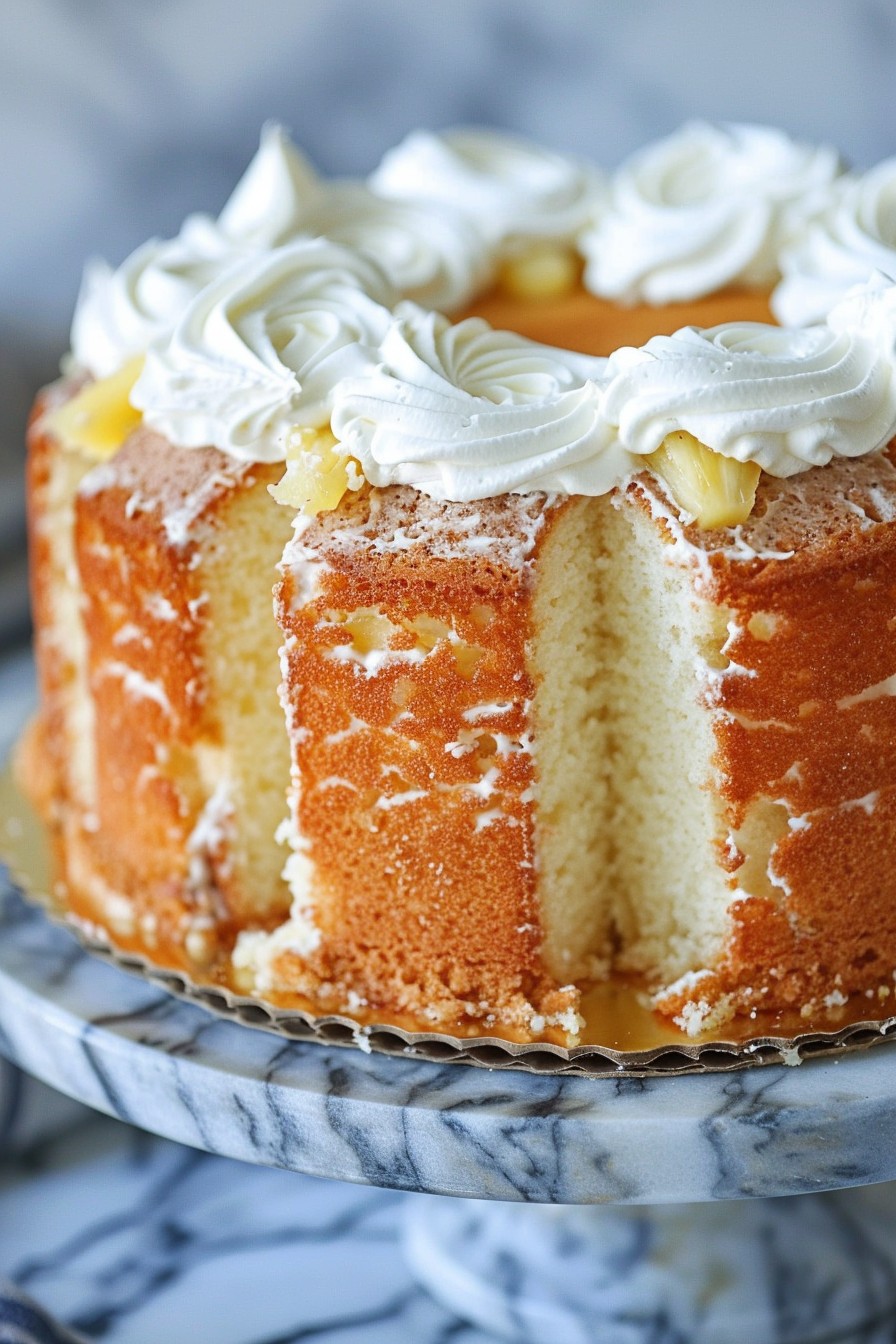 Angel Food Cake And Crushed Pineapple Cake Recipe