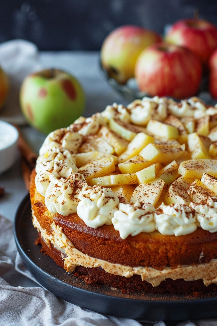 Apple Cream Cheese Cake Recipe