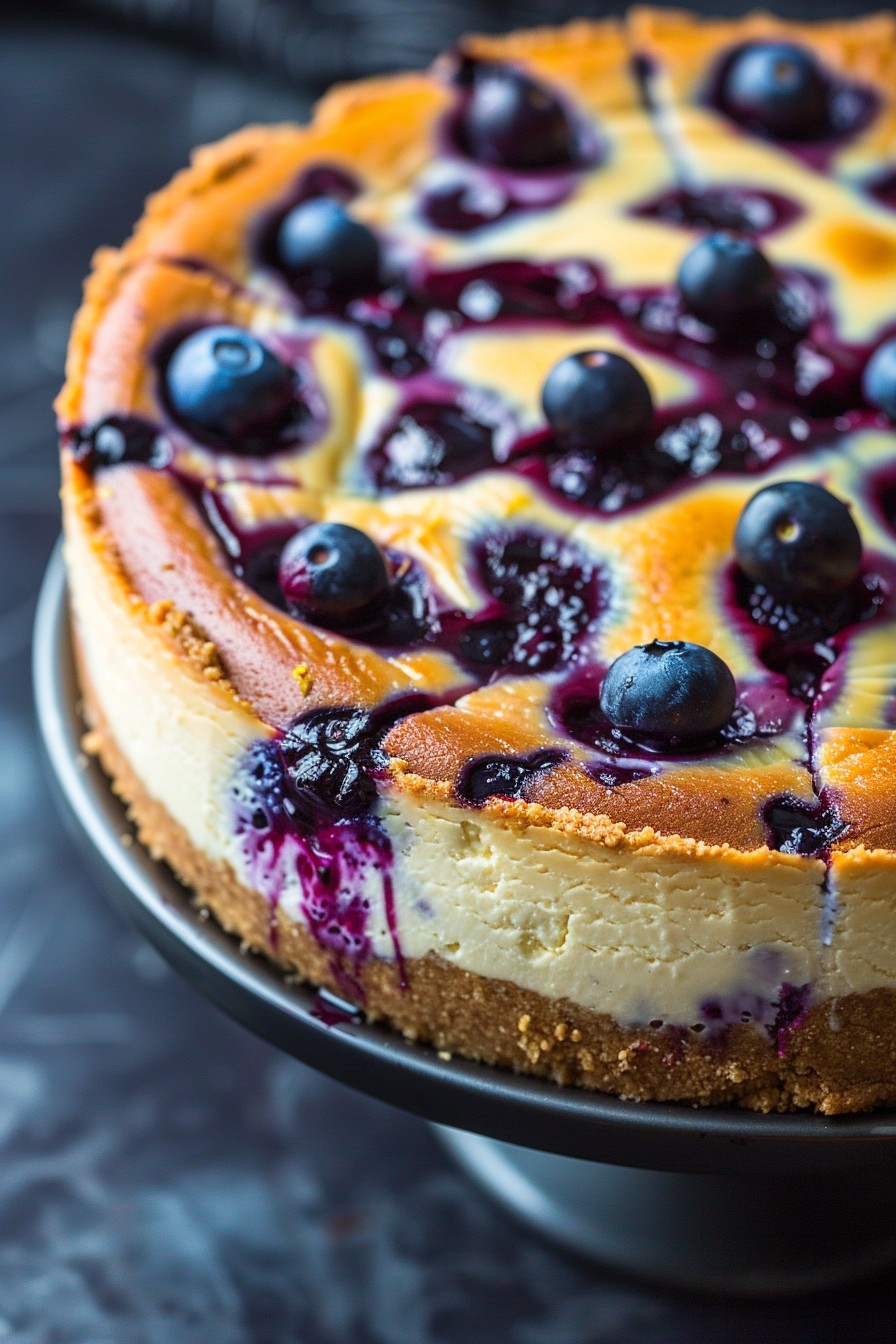 Bake Blueberry Cheesecake Recipe