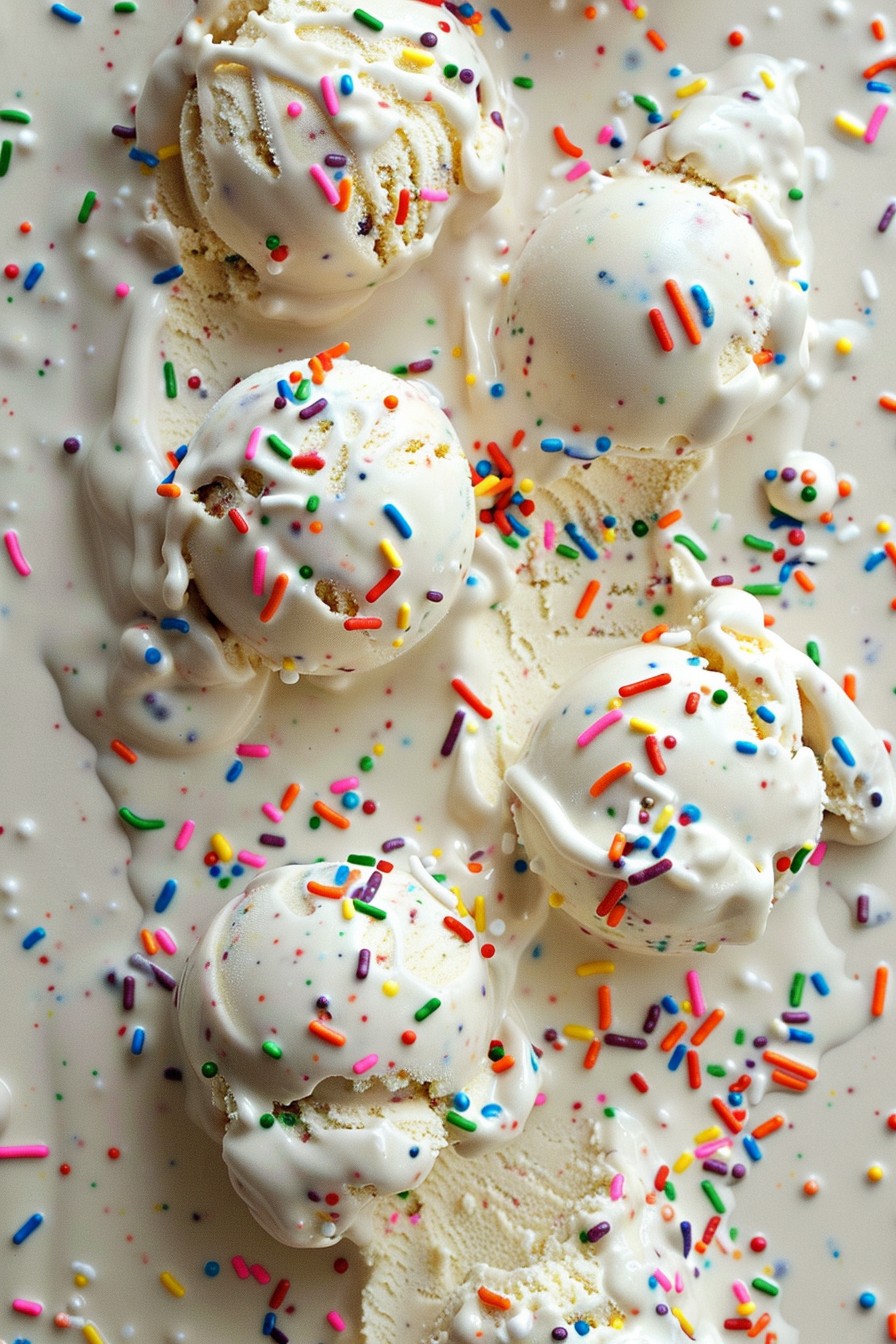 Cake Batter Ice Cream Recipe