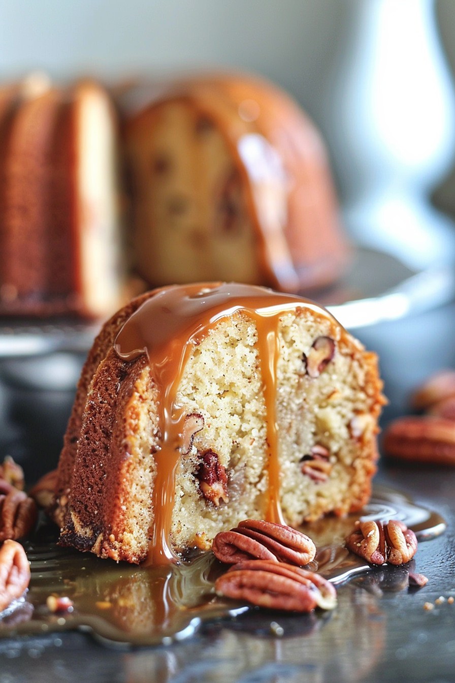 Caramel Pecan Pound Cake Recipe