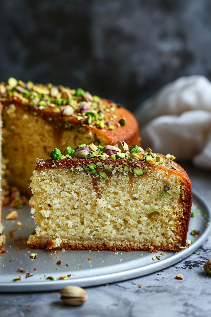 Cardamom Pistachio Cake Recipe