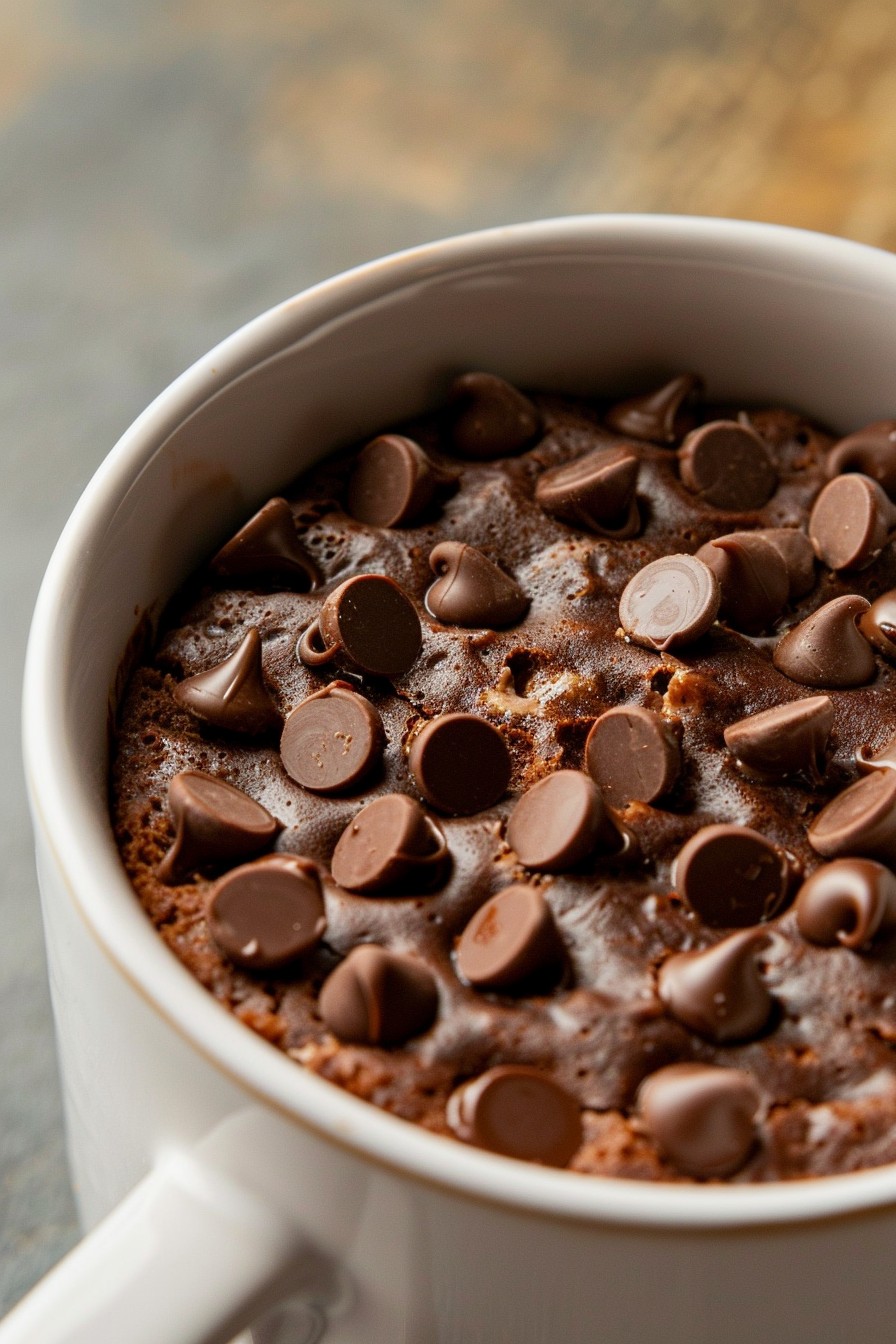 Chocolate Chip Cake In A Mug Recipe
