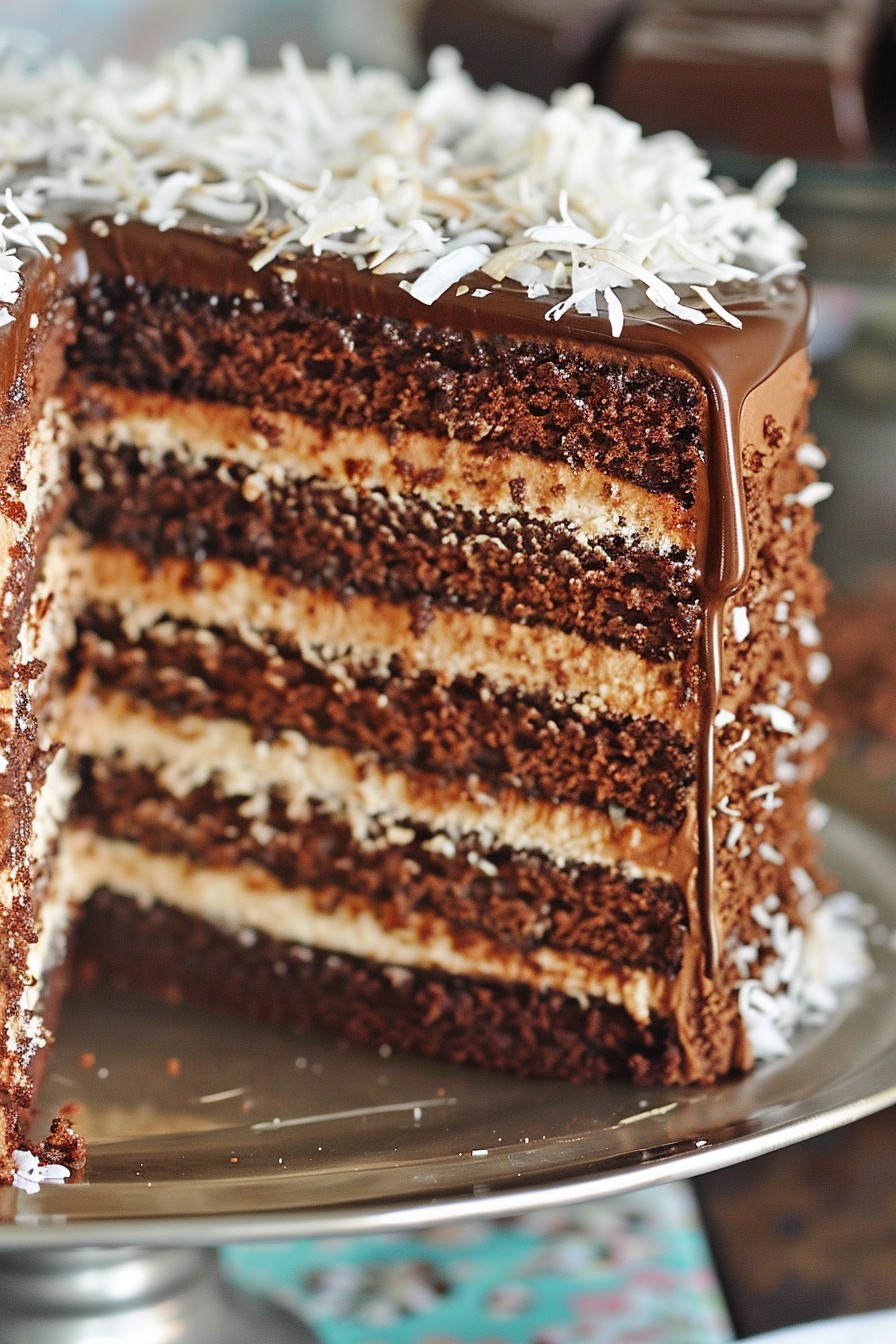 Coconut And Chocolate Cake Recipe