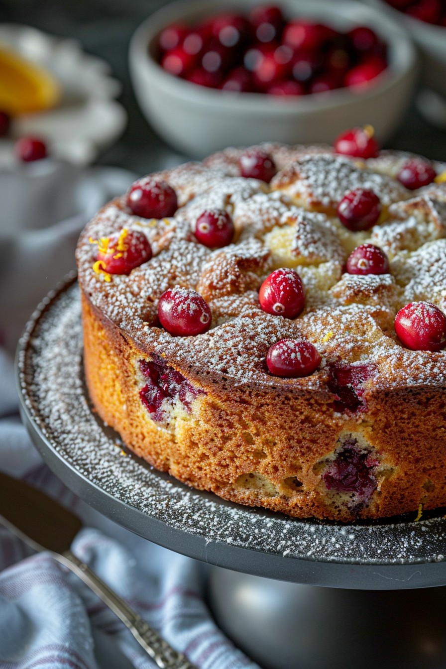 Cranberry Orange Cake Recipe