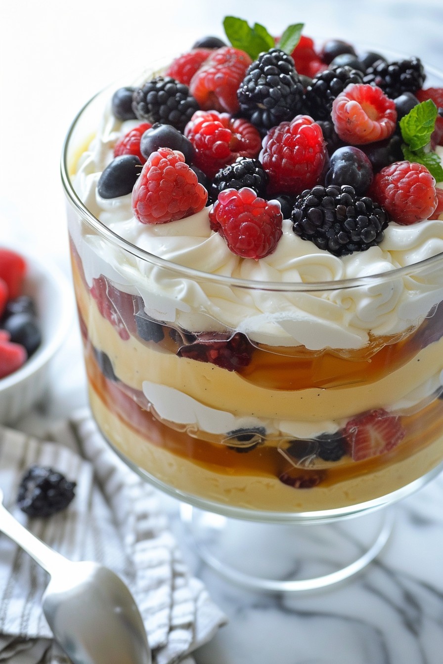 Custard And Jelly Trifle Recipe