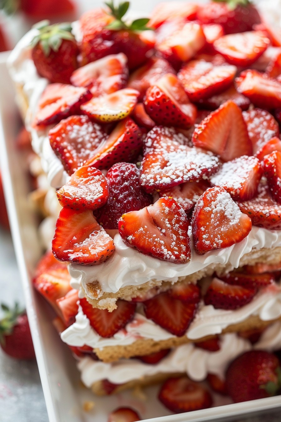Easy No Bake Strawberry Shortcake Recipe