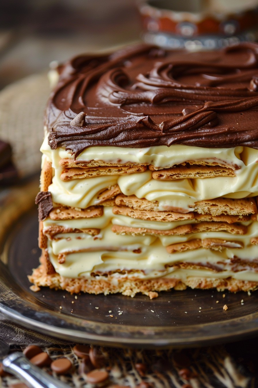 Eclair Cake Recipe With Chocolate Frosting