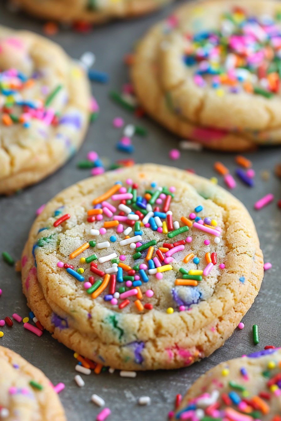 Funfetti Cake Batter Cookies Recipe