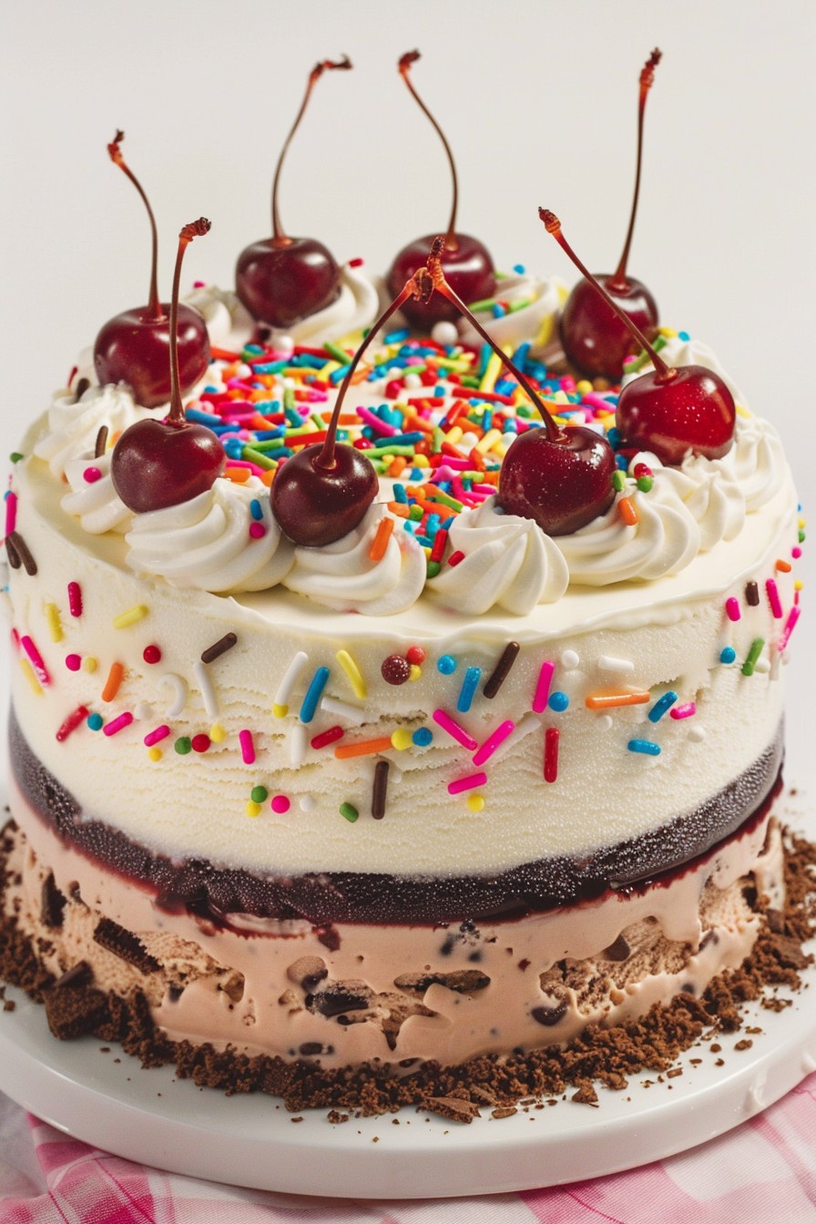 Ice Cream Birthday Cake Recipe