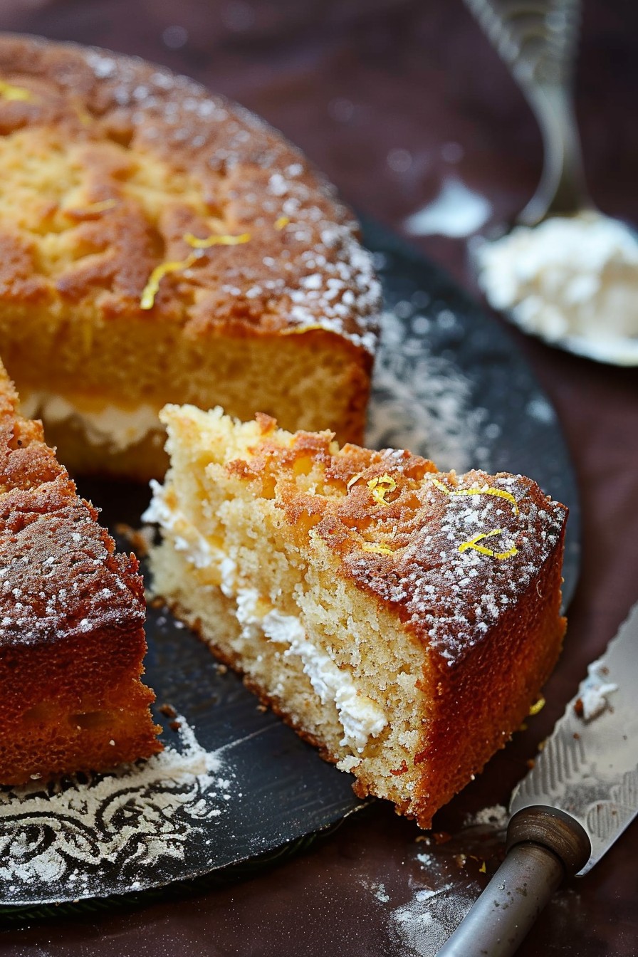Italian Lemon Ricotta Cake Recipe