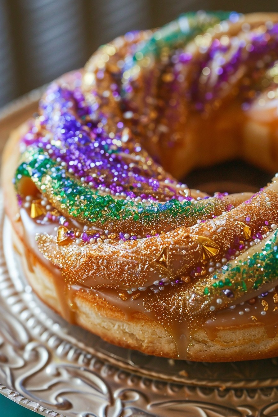 King Cake Recipe Praline