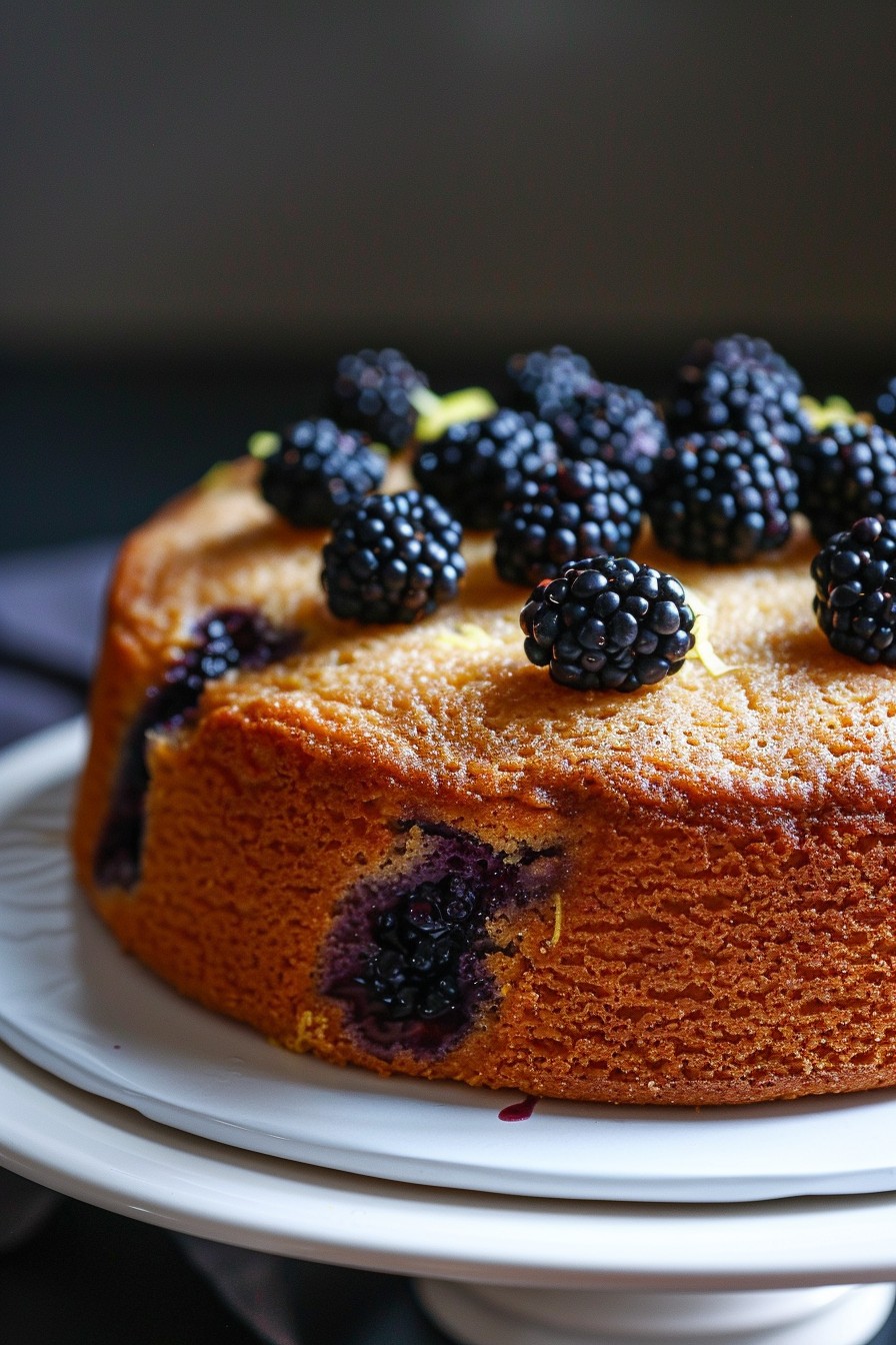 Lemon Blackberry Cake Recipe