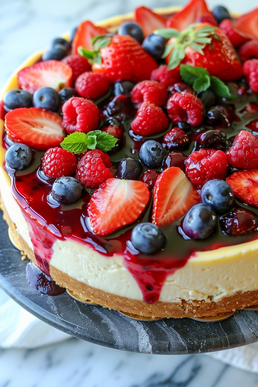 Mixed Berry Cheesecake Recipe