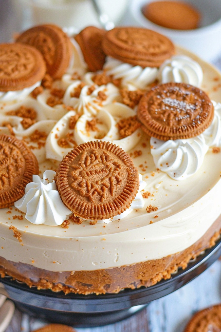 No Bake Biscoff Cheesecake Recipe