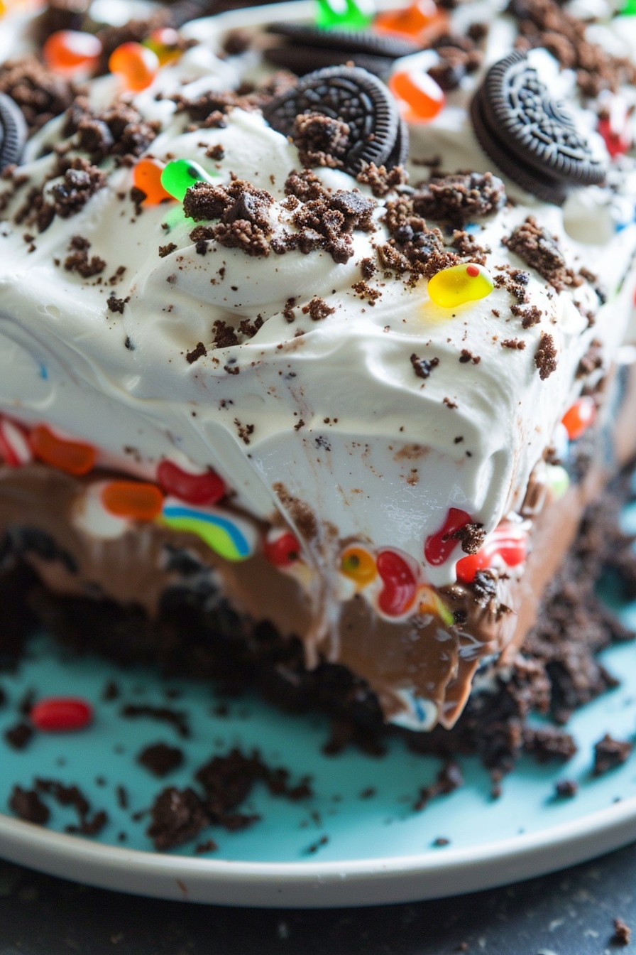 Oreo Dirt Cake Recipe With Chocolate Pudding
