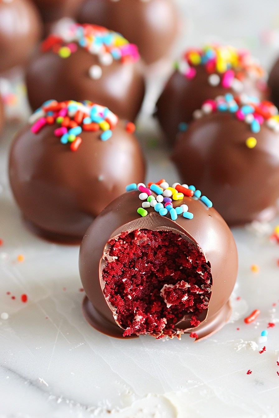 Red Velvet Cake Truffles Recipe