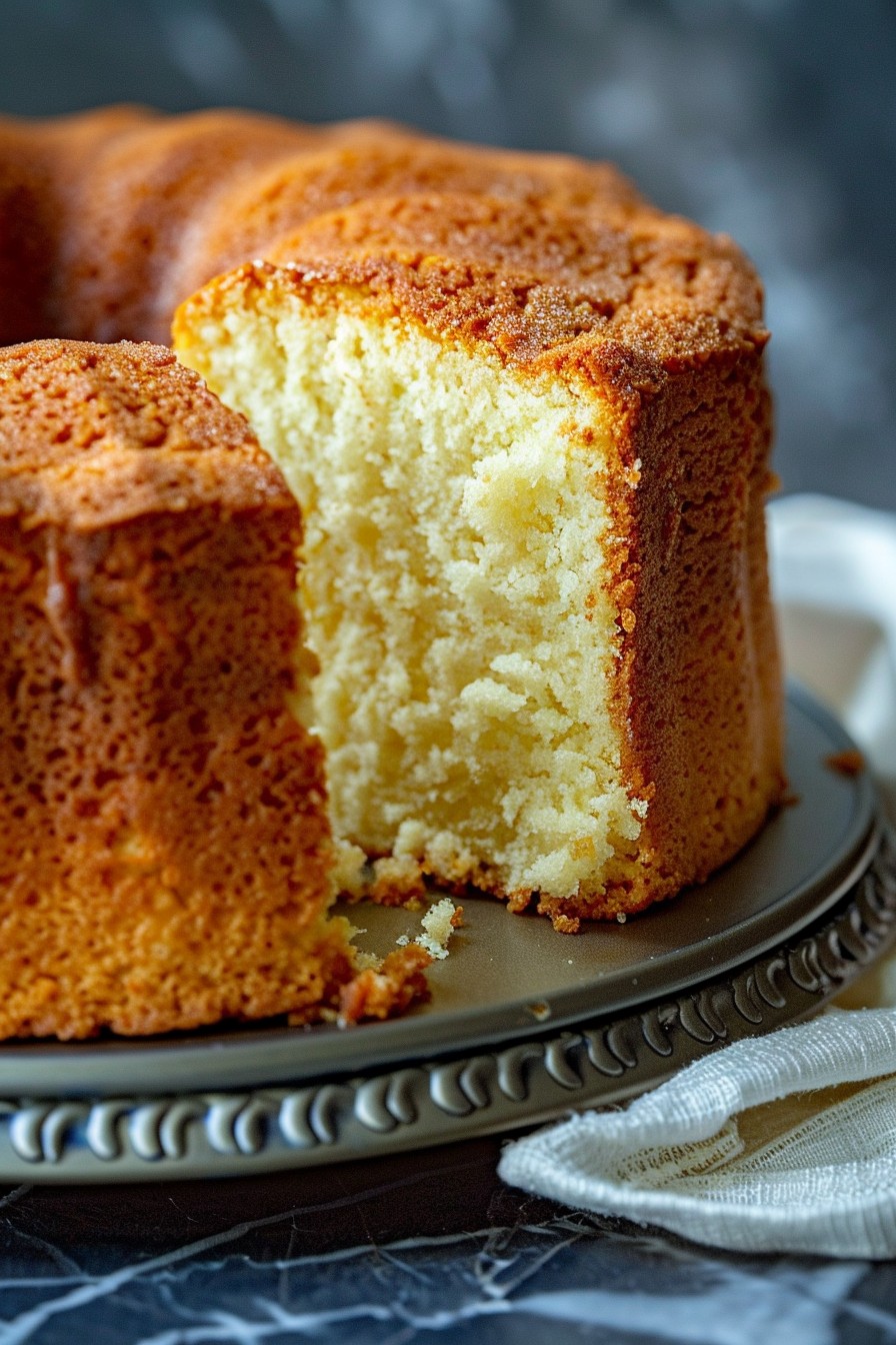 Sour Cream Cream Cheese Pound Cake Recipe