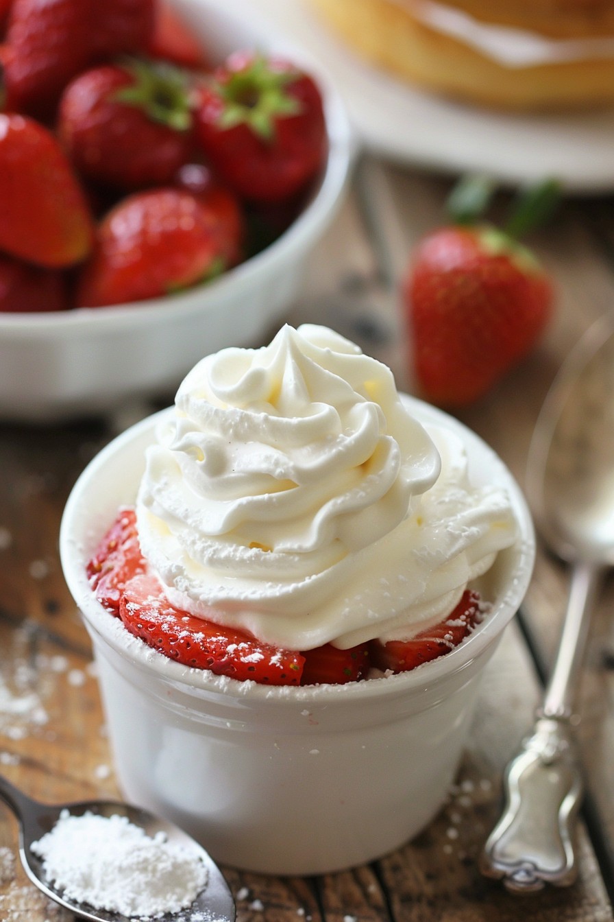 Whipped Cream Recipe For Strawberry Shortcake