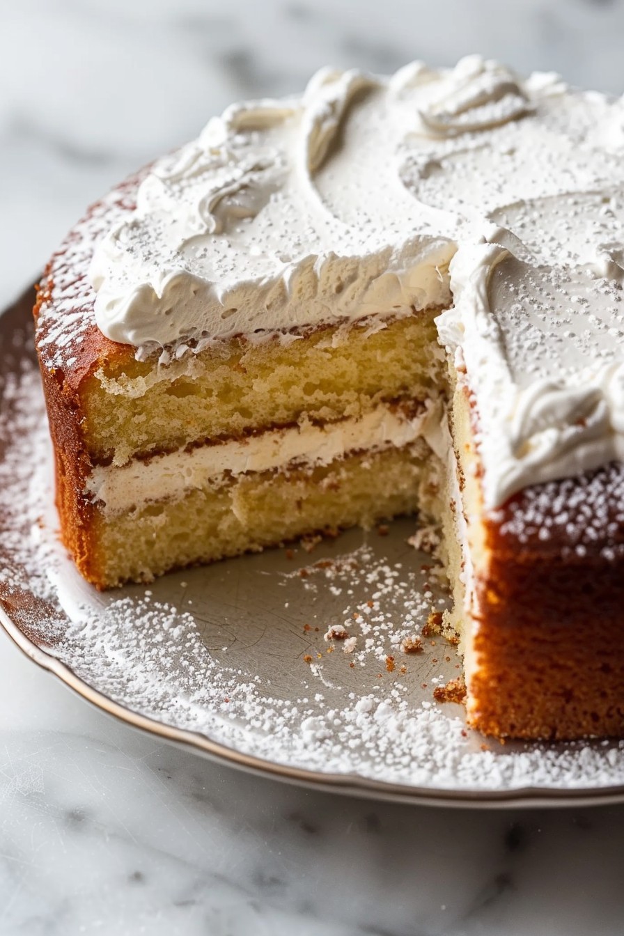 Whipping Cream Recipe Cake