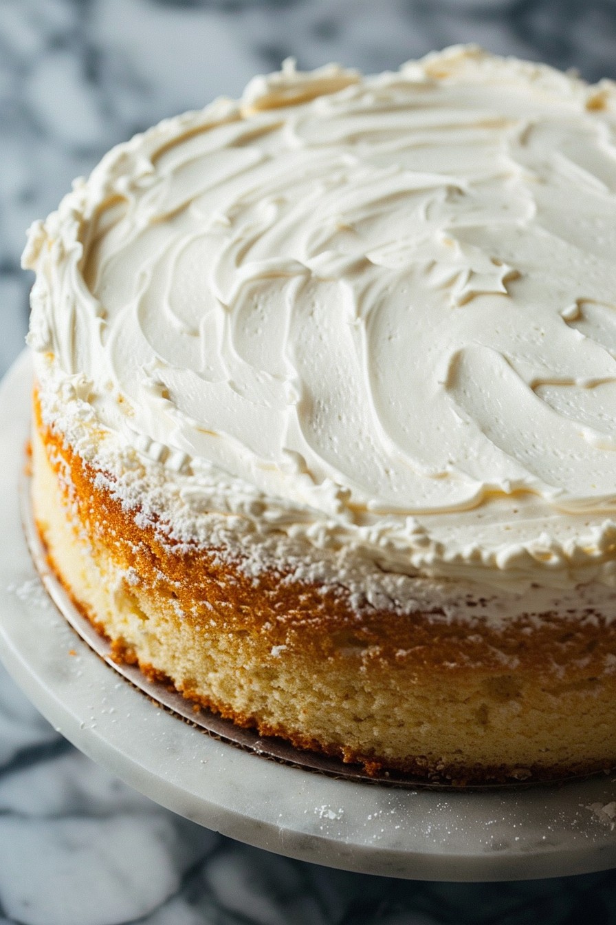 White Cake Homemade Recipe